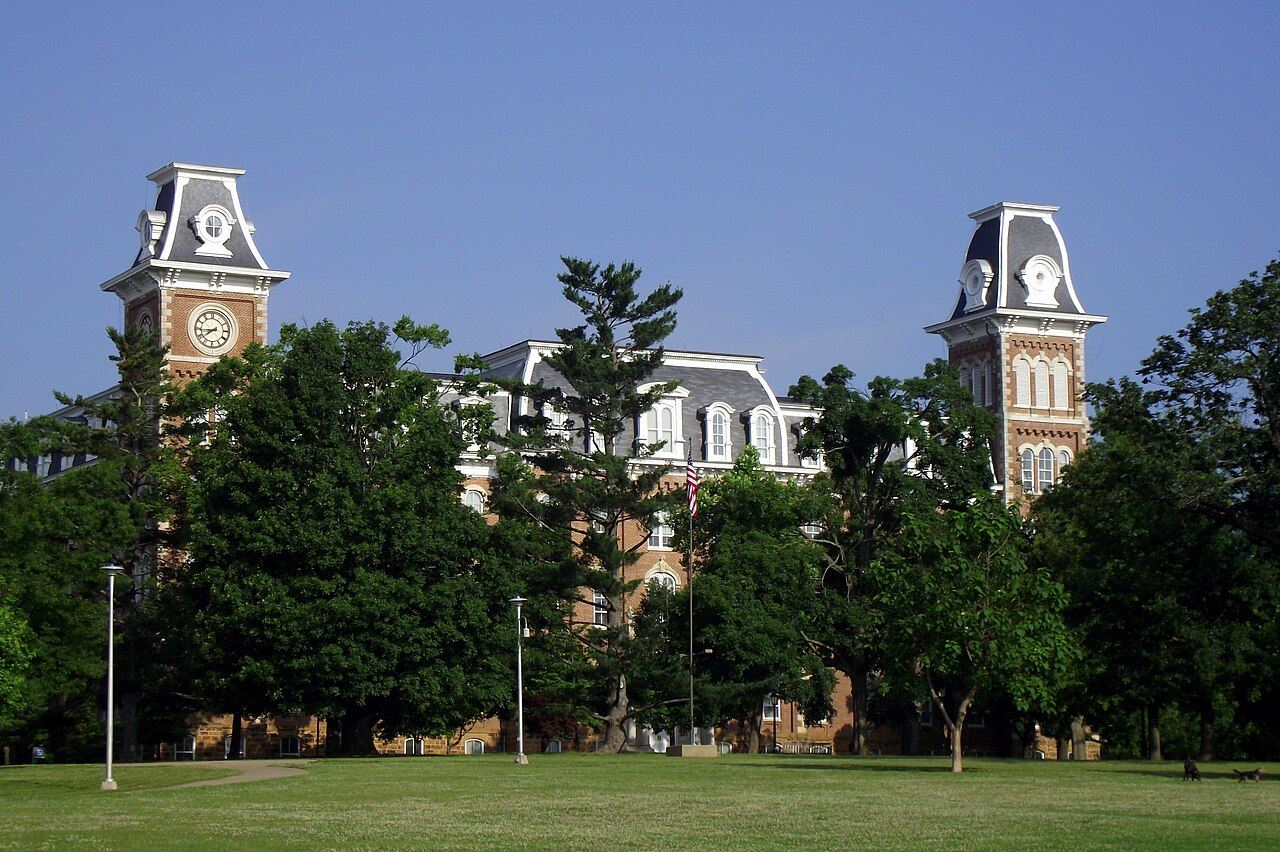 Old Main at the University of Arkansas in Fayetteville